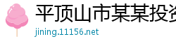 平顶山市某某投资管理运营部